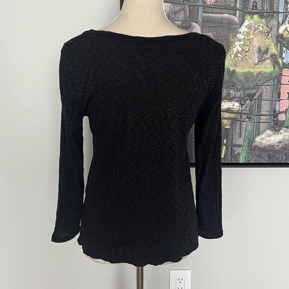 Pebble and Stone Black/Gray Lightweight Sweater S - Picture 5 of 7
